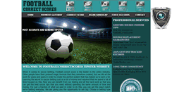 Desktop Screenshot of footballcorrectscores.com